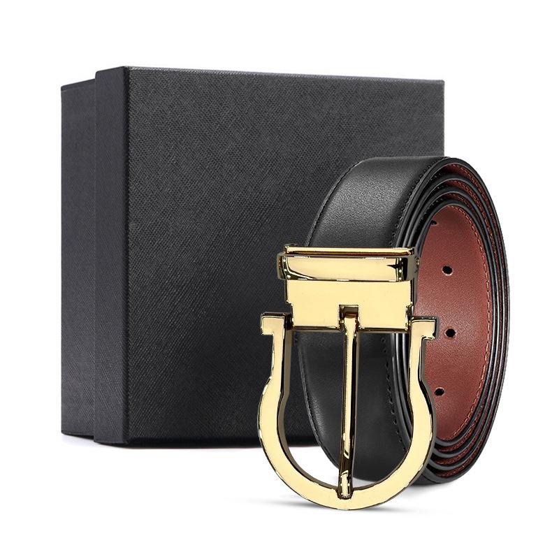 Натуральная кожа желто-коричневый низ двухслойная коровья кожа автоматическая пряжка ремень коровья кожа натуральная кожа 120cm