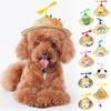 Pet Hat With Rotating Windmill Summer Small And Medium-sized Puppy Photo Props