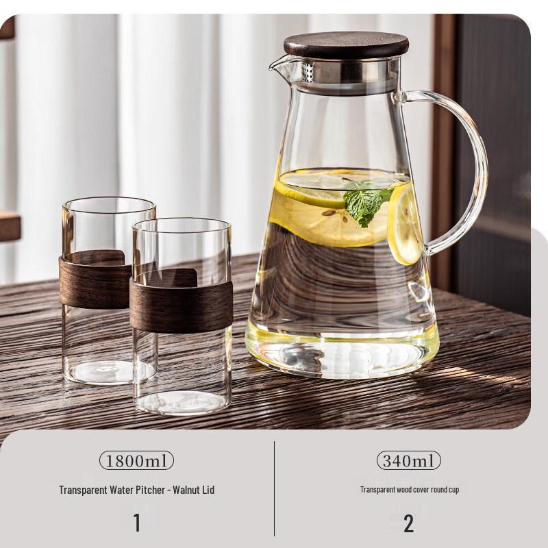 ZISIZ Heat-Resistant Glass Kettle