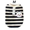 Soft Cotton Puppy Clothes Four Legs Cat Costume Cute Striped Dog Jumpsuit  Pet Supplies