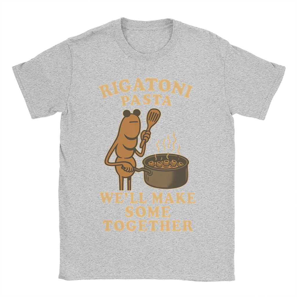 Rigatoni Pasta We Ll Make Some Together T Shirts Men Women 100 Cotton Vintage TShirts Marcus The Worm Tees Clothing Gift Idea