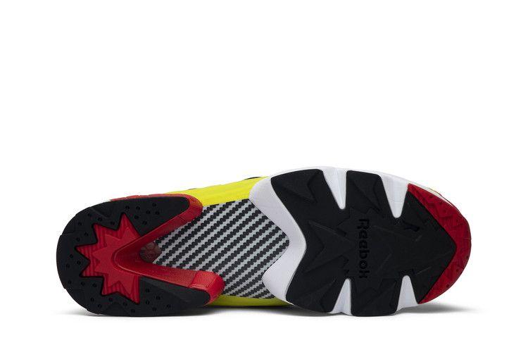Men's Sneakers Reebok Instapump Fury Citron (2019) Black/Hyper Green-Reebok Red-White