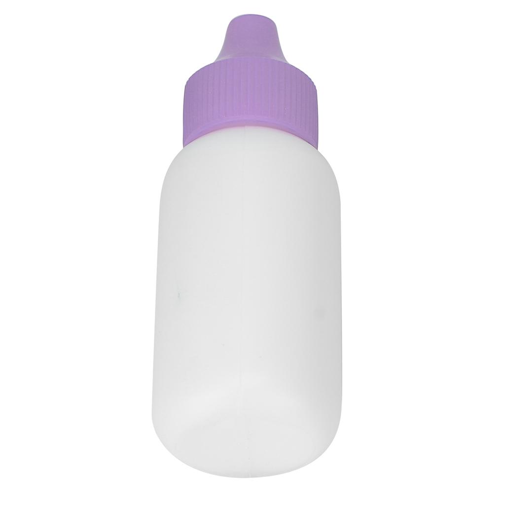 Klej do peruki z koronką Przezroczysty Mocny Klej do Mocowania Sztuczne Włosy Włosy Doczepiane Klej 38ml Fioletowa Nakrętka