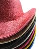 Lace Gold Silk Western Cowboy Hat Women'S Stage Woolen Hat Top Hat Men'S And Women'S Party Holiday Hat