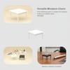 1/12 Dollhouse Simulation Square Tea Table Miniature Modern Furniture Model Ideal for DIY Room Scene Decoration Display