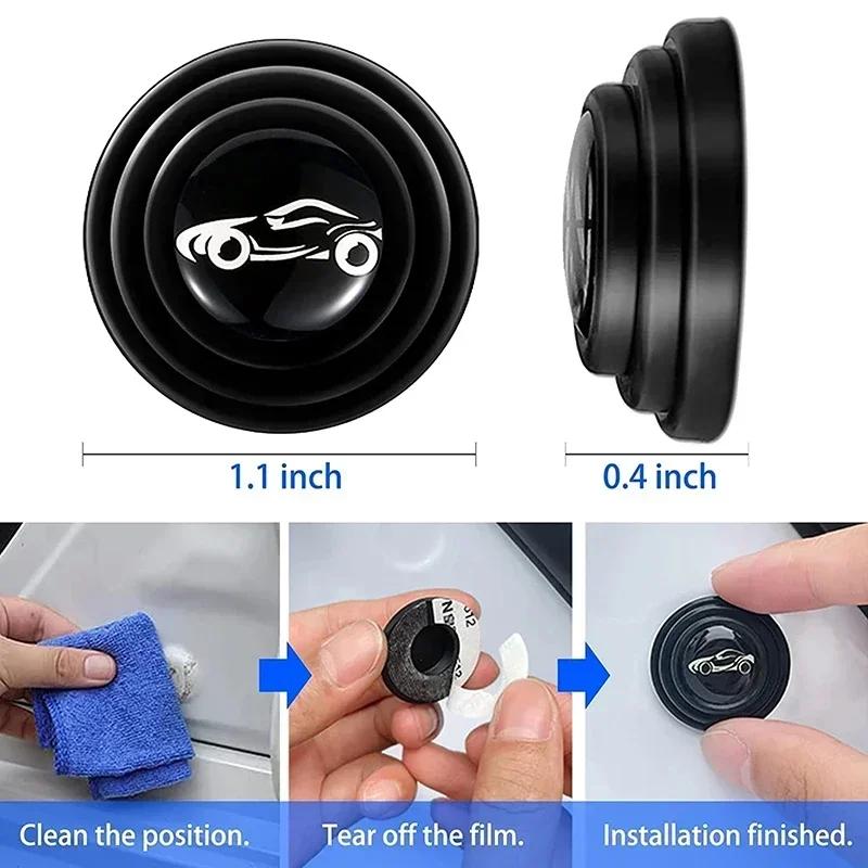 20PCS Car Door Shock Absorbers Soundproofing Shock-absorbing Pads Car Door Edge Protection Thickened Anti-collision Accessories