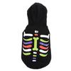 1Pcs Halloween Dog Hoodie Soft Breathable Pet Clothes for Autumn Winter Warm Comfortable Bone Pattern Printing Elastic Easy Wear