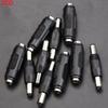 JCD 5pc 5.5mm*2.1mm Male To Male DC Power Plug Jack and Female To Female Socket Connector For CCTV Camcer Panel Mounting Adaptor