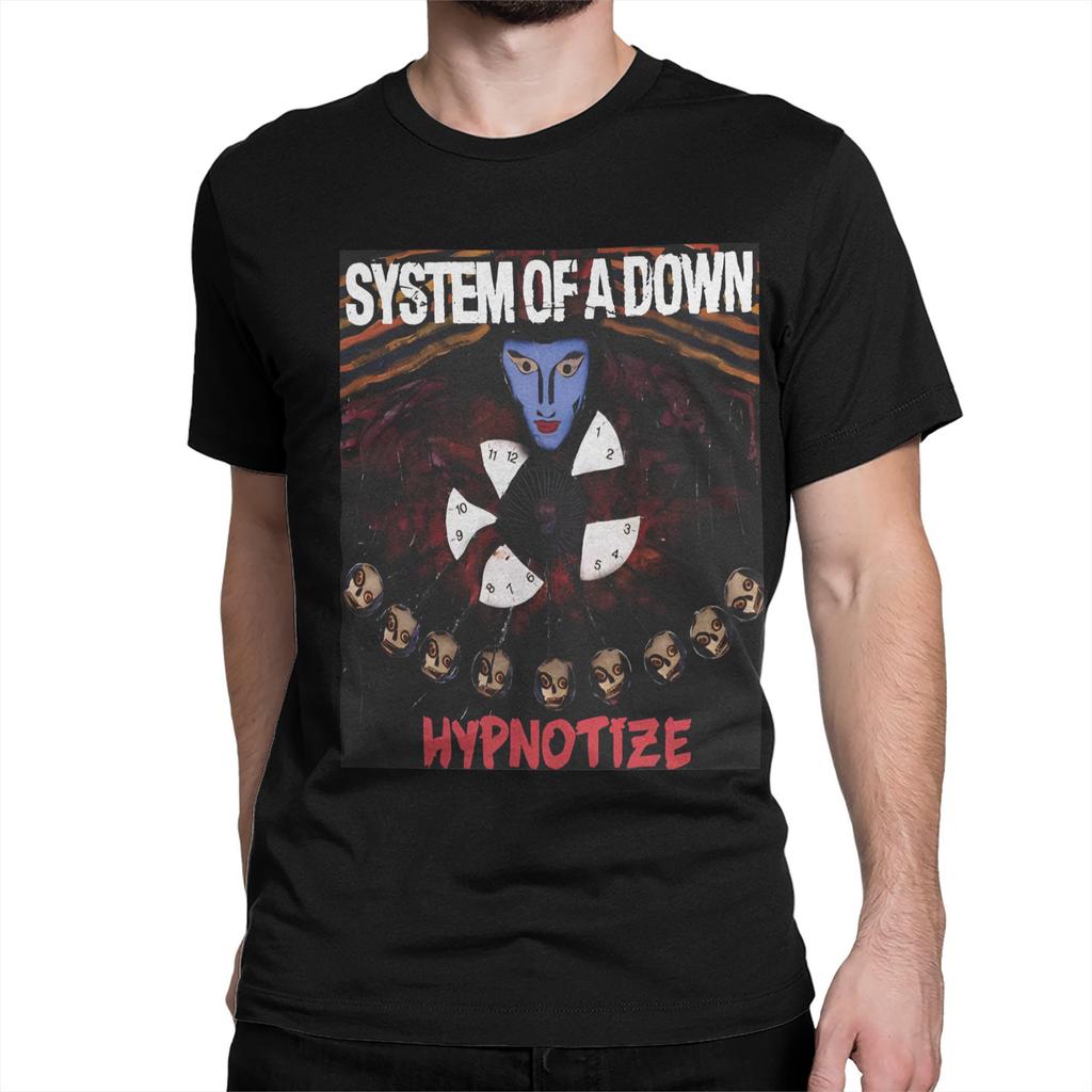 Toxicity Album System of a Downs Band Men Women T Shirts Tee Shirt Short Sleeve Crew Neck T-Shirt Pure Cotton Summer Clothes