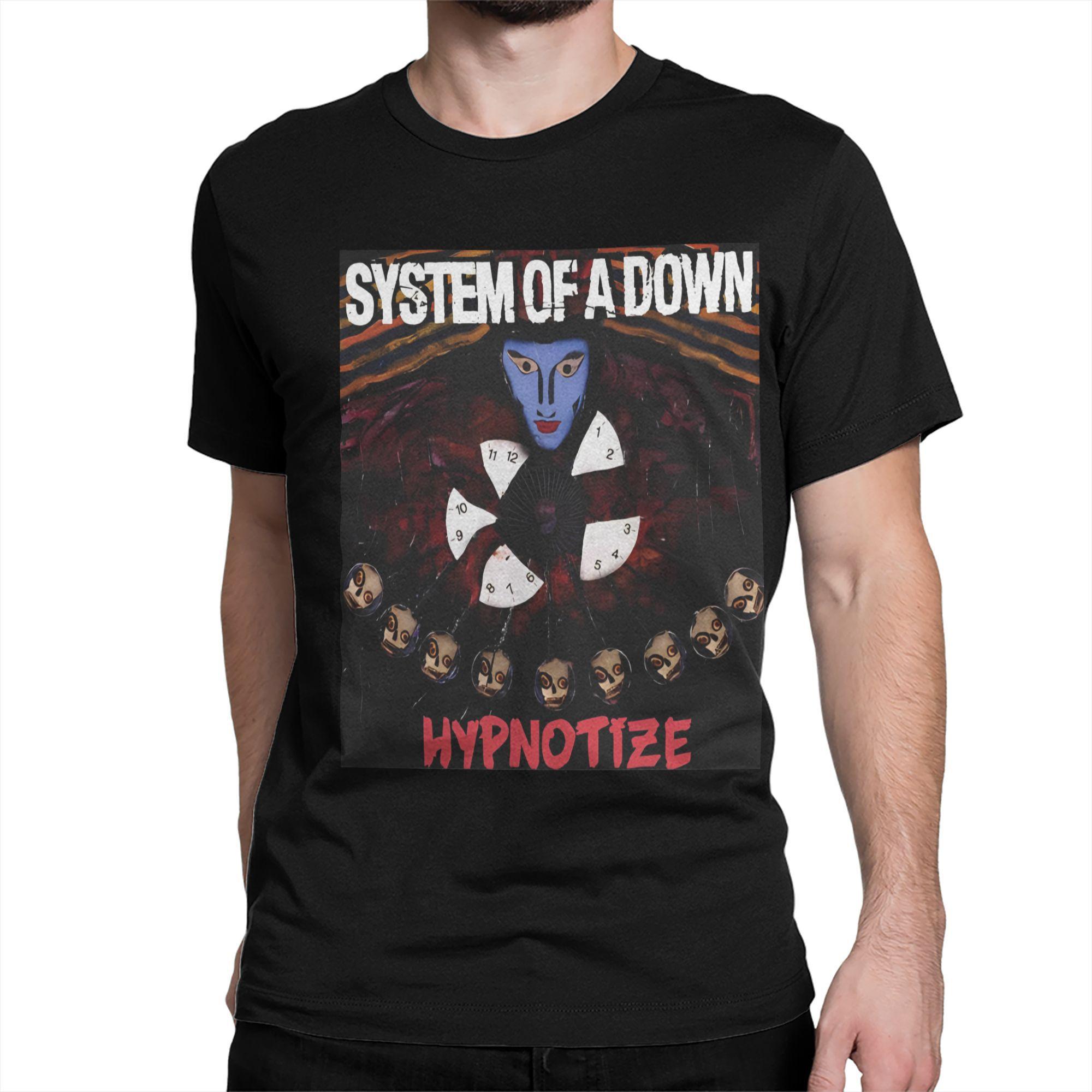 

Toxicity Album System of a Downs Band Men Women T Shirts Tee Shirt Short Sleeve Crew Neck T-Shirt Pure Cotton Summer Clothes S