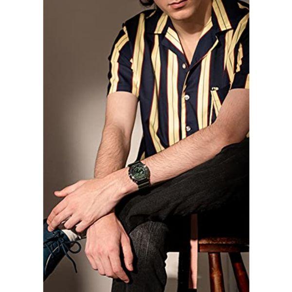 CASIO G-SHOCK Quartz GM-2100B-3AJF Men's Watch Metal Covered LED Light Green NEW