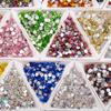 Super Flash Crystal Colored Diamond Nail Glass Diamond, Guomao Flat Bottom A Diamond, Mobile Phone Case Diy Filling Accessories.