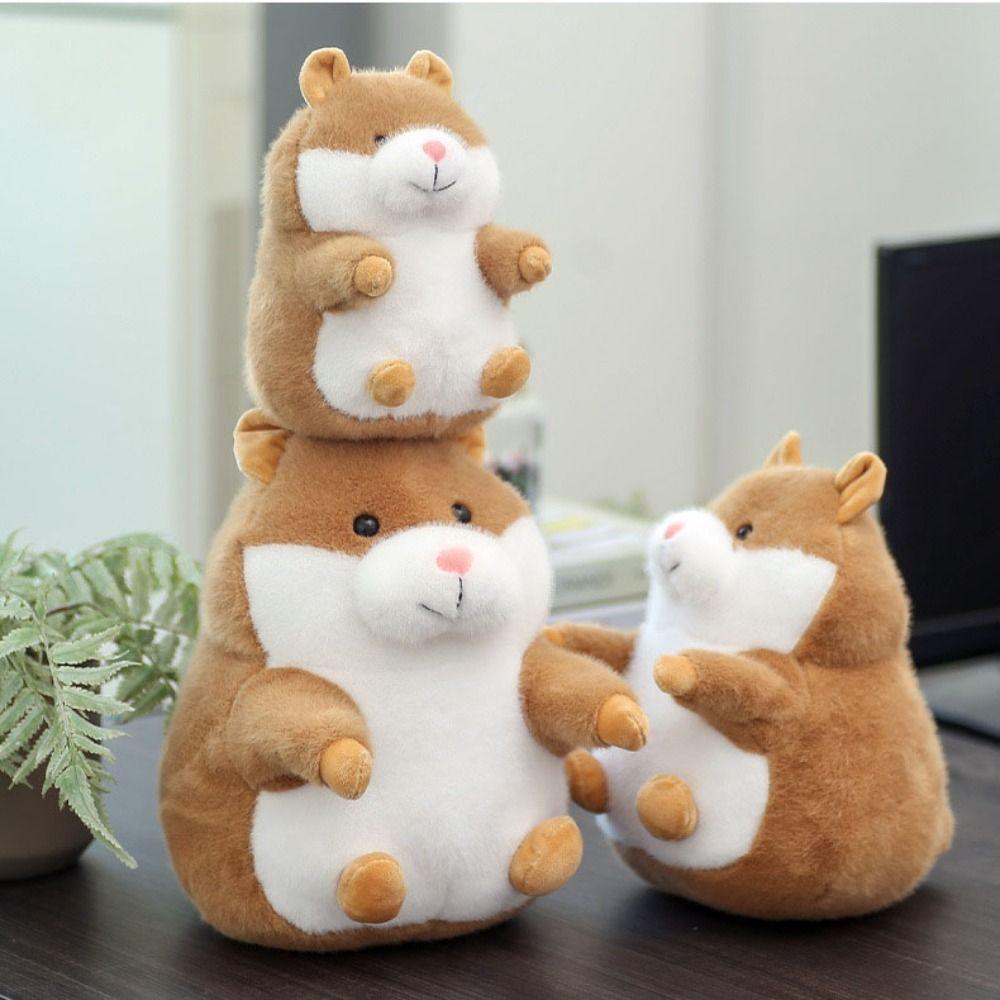 PP Cotton Hamster Plush Toys Soft Hamster Stuffed Toy Animal Mouse Plush Pillow  Decorate Present