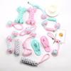 Durable Cotton Rope Dog Toy Set Chewing Training Interactive Play Heavy Duty Knot Ball Cat Puppy Teeth Cleaning