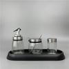 Junchu Glass Tabletop Condiment Set