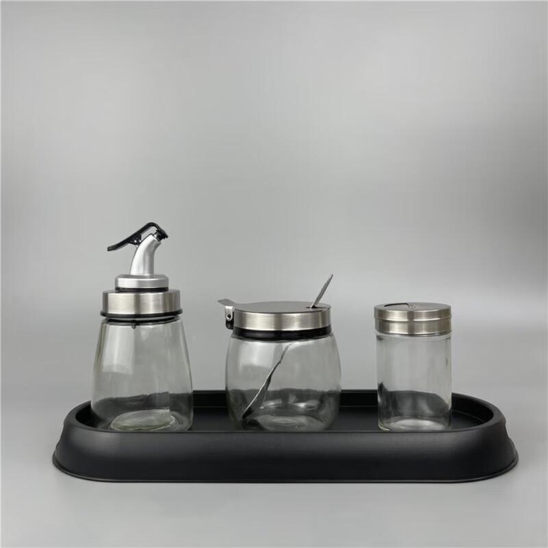 Junchu Glass Tabletop Condiment Set