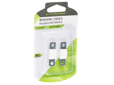 Fusibles MIDIVAL, 80A, 2 pcs.