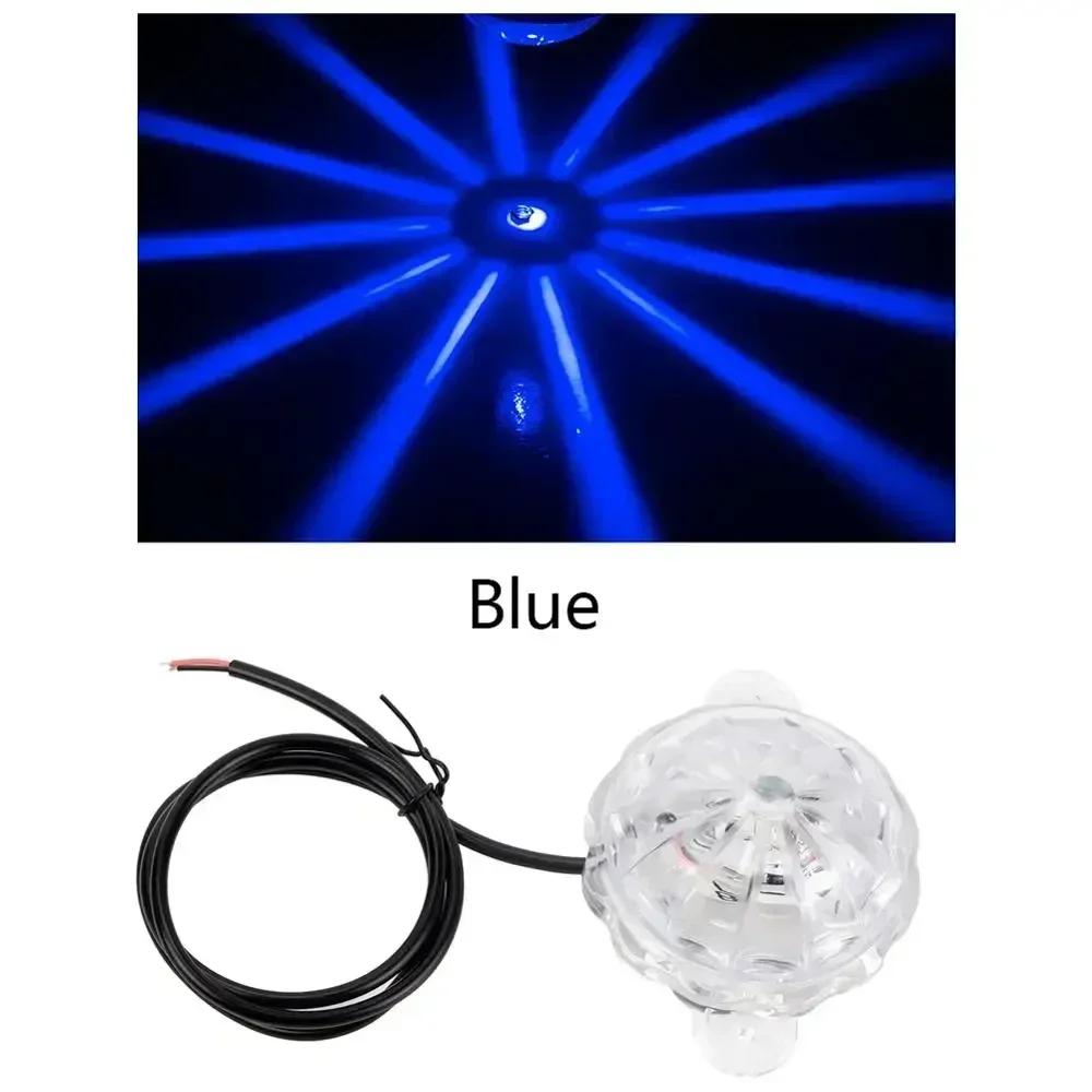 

Motorcycle 12V LED Flash Chassis Light Strobe Atmosphere Lamp Underglow Ambient Lighting Moto Decoration Accessories Universal синий