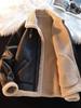 Men's Trendy Lambswool-Lined Winter Motorcycle Jacket