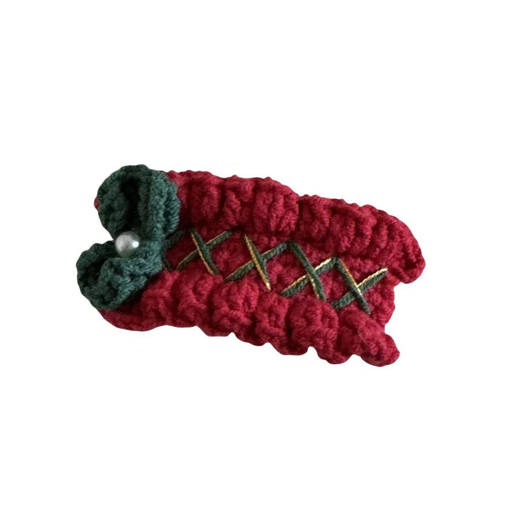 Christmas Series Woolen Hair Clips for Kids - Cute Side, BB & Bangs Clips Hair Accessories