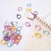 24Pieces Fruit Shape Stitching Markers Rings Crochet Locking Markers for Hobbyist and Professional Knitting Crocheting