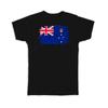 Gift T-Shirt : Australia Victoria Distressed Flag Vintage Australian Expat
