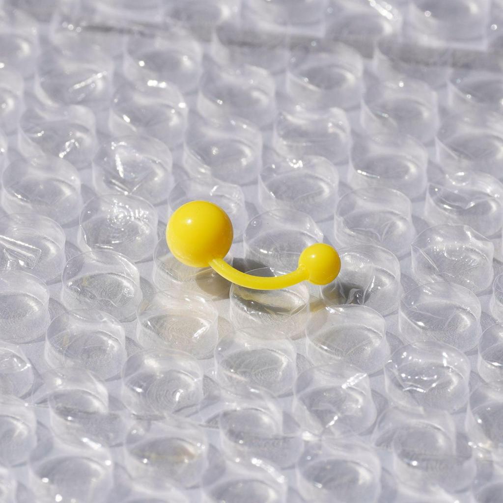 Bauchnabelpiercing-Schmuck aus Acryl in Bonbonfarben, UV-beständig