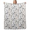 Greyhounds Throw Blanket Decorative Soft Throw Blanket for Couch Sofa