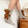 Socks Men's And Women's Long Cotton Socks Christmas Knitted Floor Socks Warm Socks