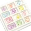 Acrylic Transparent Animal Rabbit Bear Heart Beads for DIY Jewelry 20 Pcs