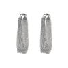 Accessories Exaggerated Alloy Geometric Earrings Fashion Tassel Chain Earrings Earrings Women