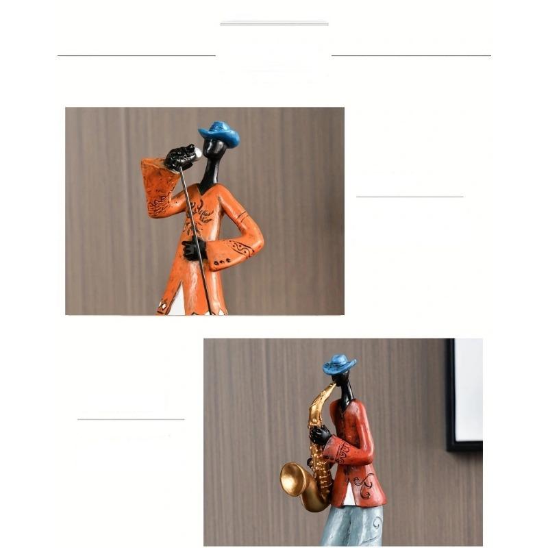 Creative Band Art Ornaments Music Figures Living Room Bookshelf TV Cabinet Wine Cooler Light Luxury Decorations Furnishings