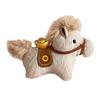 Lucky Ingot Horse Keychain Plush Pony Toy Chinese Zodiac Year