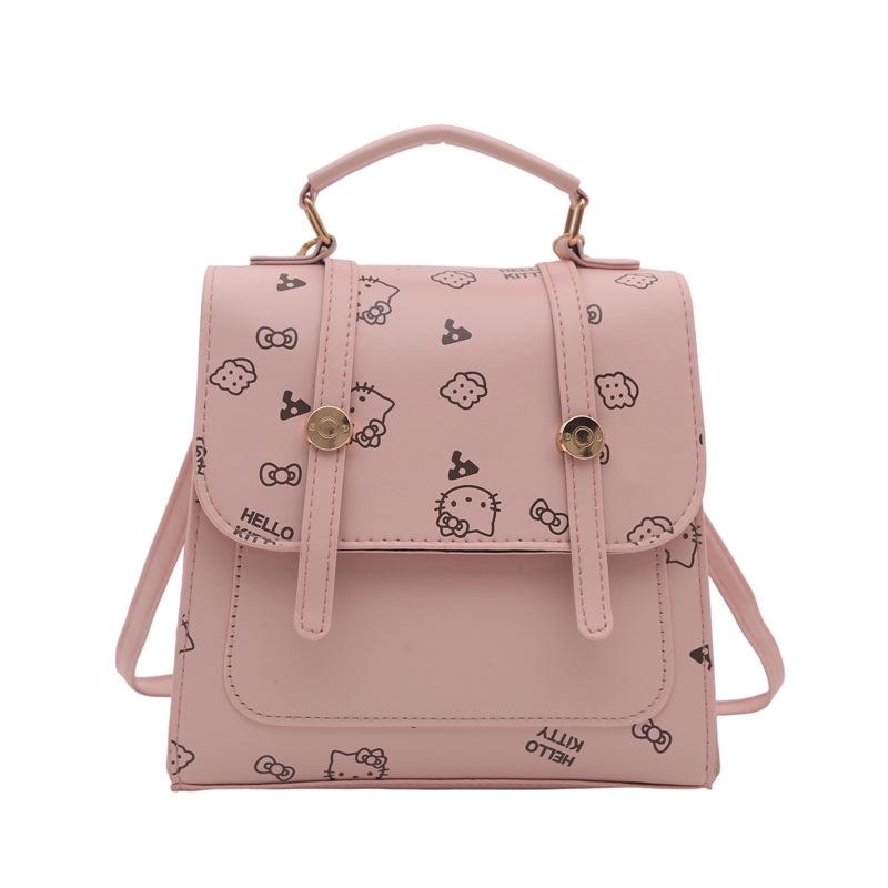 

Women s Summer 2025 Minimalist Retro Shoulder Bag & Versatile Backpack 20x9x20 cm розовый