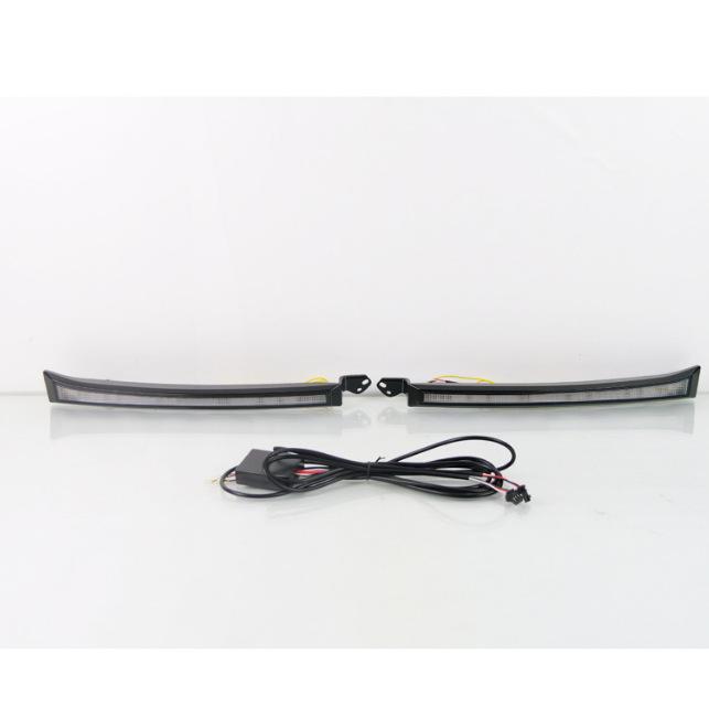 Toyota Land Cruiser 4500/4700 LC100 Scheinwerfer-Augenbrauen-Dekoration mit Tagfahrlicht (07-Jahre)