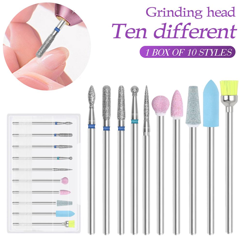 

YIKOOLIN Portable Electric Manicure Pedicure Machine Nail Drill Set Acrylic Nail Gel Remover Tools Electric Nail Polishing Machi