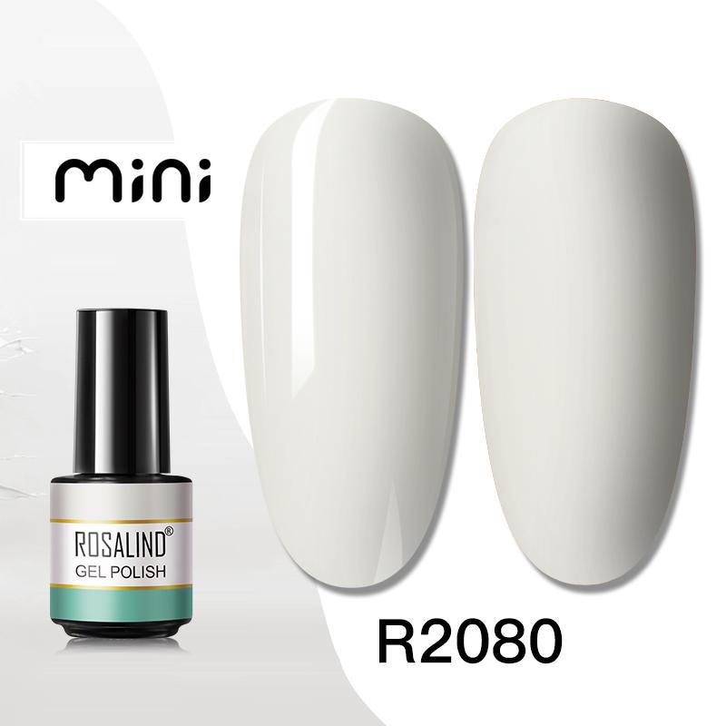 ROSALIND 80 Colors Gel Nail Polish Series Hybrid Gel Polish for Manicure Soak Off Nail Art Need Use Lamp To Dry