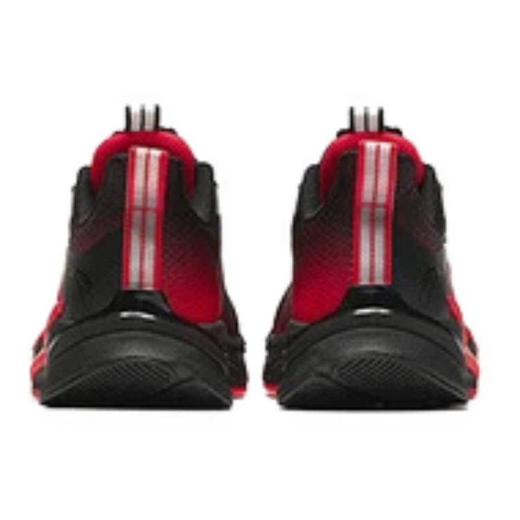 Anta Childrens Red Flame Fabric Fashion Versatile Non-Slip Wear-Resistant Low-Top Running Shoes Kids Sneaker Black A12435524-5