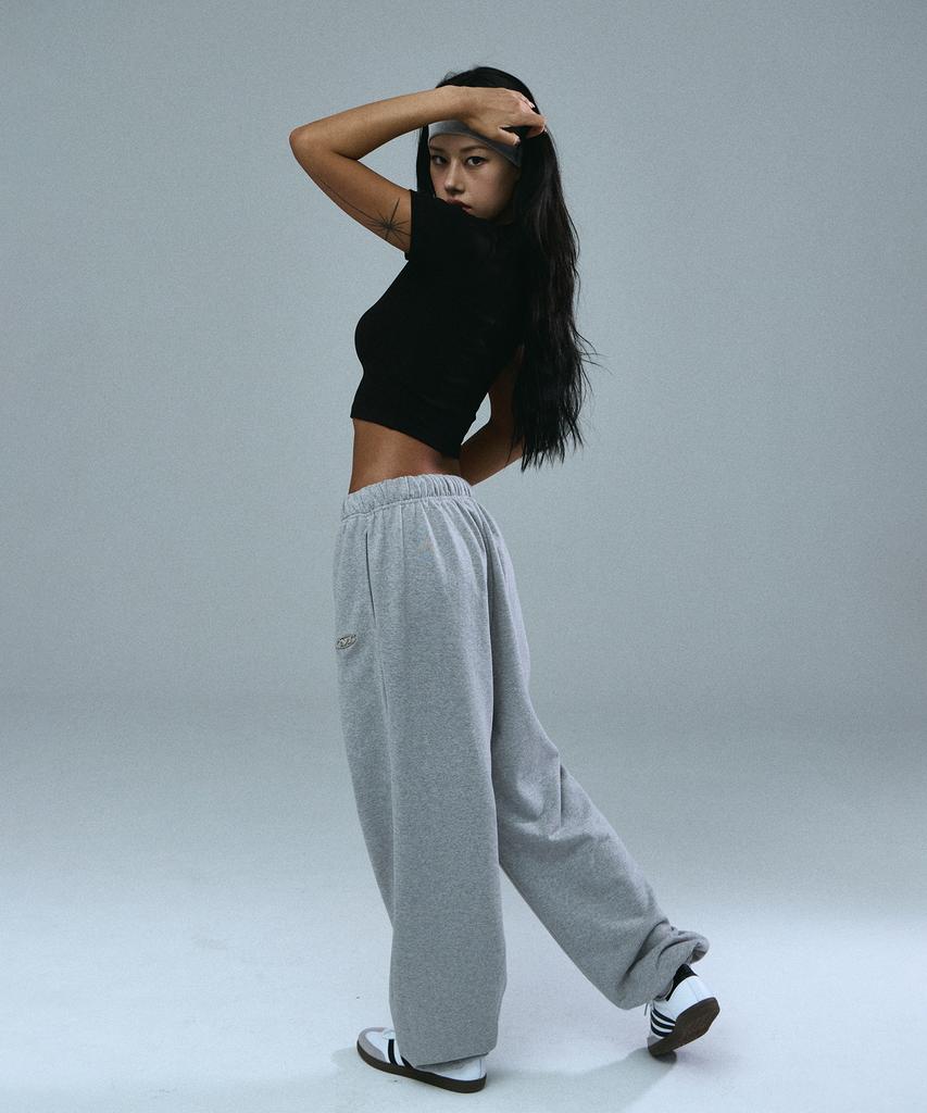 Mihag Metal Logo Jogger Pants (Gray)