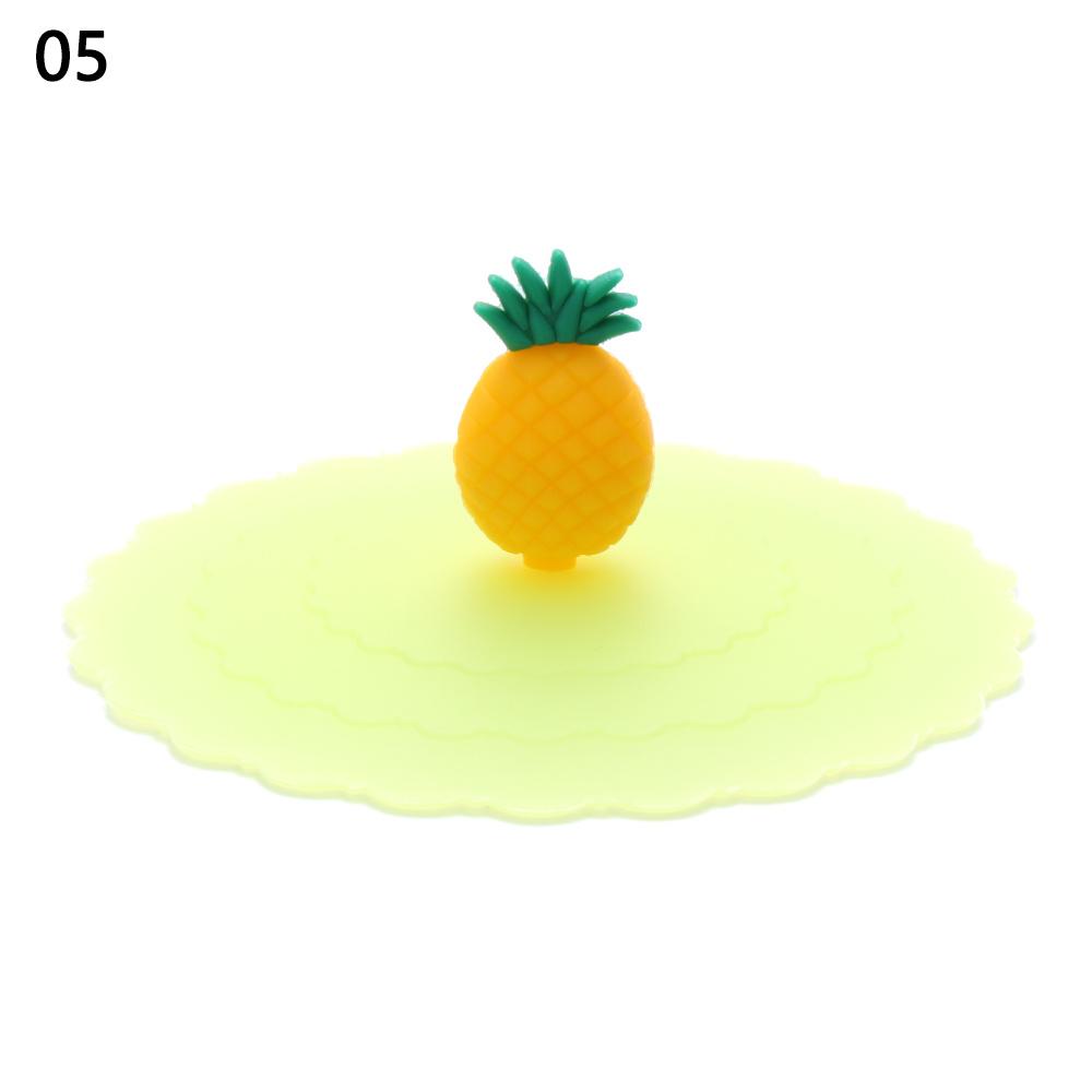 Silicone Cup Lid Dustproof Tea Coffee Cup Lid, Home Cartoon Cup Lid Decoration, Cute and Reusable Glass Cup Lid