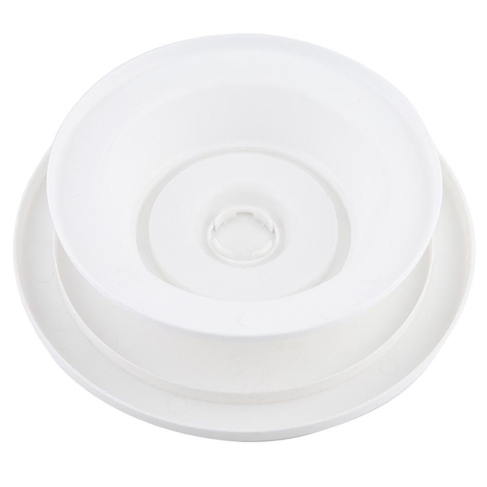 Cake Decorating Turntable Rotating Revolving Stand Pastry Baking Decoration Tool Set (White)