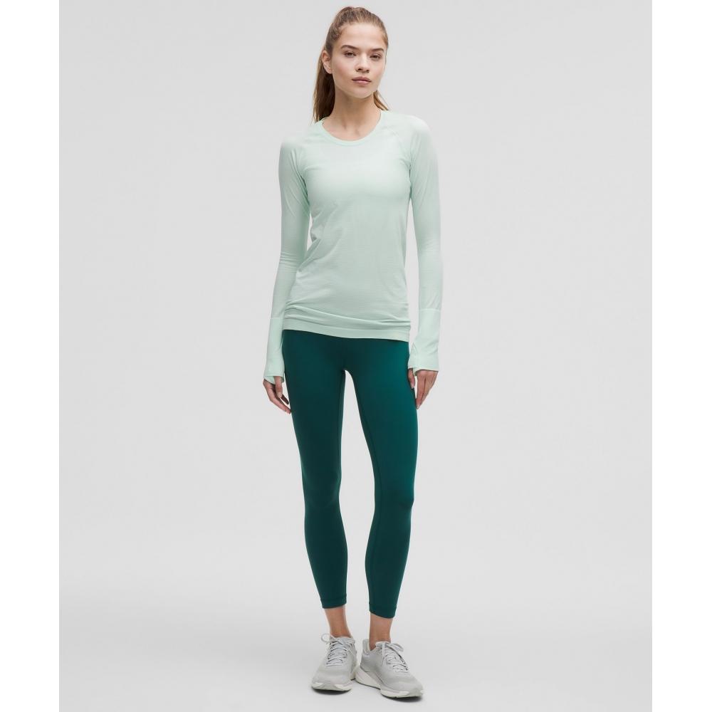 Lululemon Swiftly Tech Long Sleeve Shirt 2.0  Hip Length Sea Mist Sea Mist