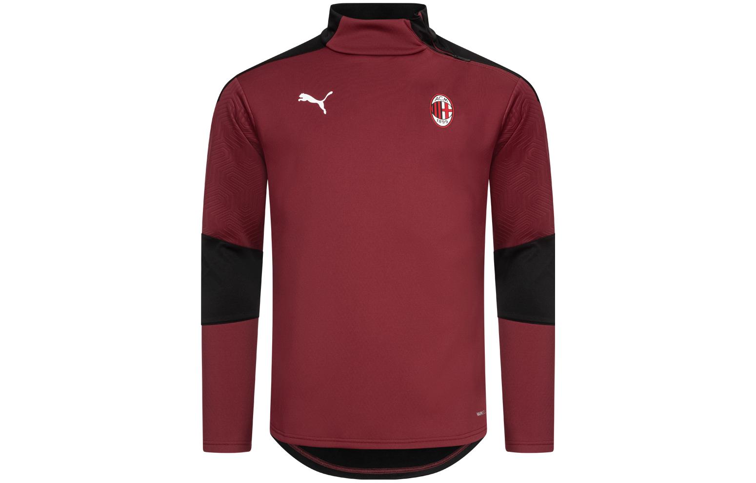 PUMA X AC Milan Soccer Jerseys Men s Dark Red Thickened Straight Fit 758205-08 S