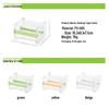 Washi Tape Cutter & Storage: Transparent Office Stationery Dispenser & Holder