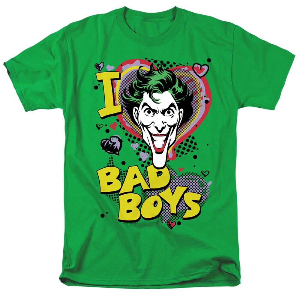 The Joker  I Heart Bad Boys  T-Shirt - to 4X S