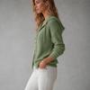 Cardigan in Maglia con Cappuccio da Donna Colore Vestibilità Larga Capo Esterno Leggero per Uso Quotidiano Casual