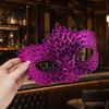 Stable Wear Party Mask Rhinestone Masquerade Mask, Adjustable Eye for Halloween Ball Gala Fashionable Dance Performance Cosplay, Sparkling Hollow