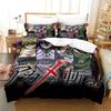 Anime Akame ga Kill Esdeath Bedding Set Duvet Cover Sheet Printed Bed Set Pillowcase Bed Full Queen King Size Comforter Bedroom