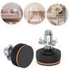 Adjustable 3/8" Furniture Leg Levelers with High Density Rubber Floor Protectors Adjustable Leg Levelers for Furnitures