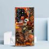 Halloween Fall Art Witch Cat Phone Case For Samsung Galaxy S24 S25 Edge S26 Ultra S22 S23 Plus S21 + S20 FE Soft TPU Back Cover